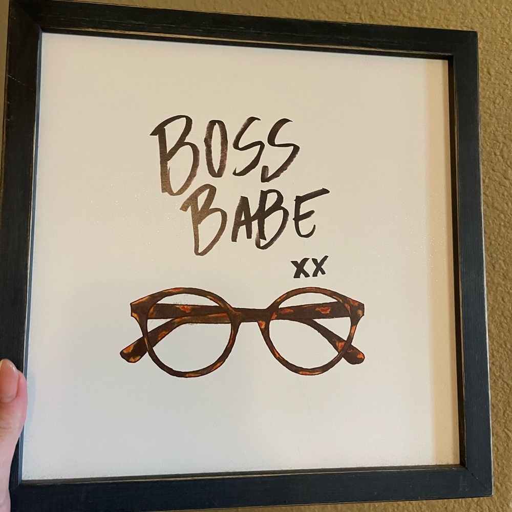 Wall decor- boss babe